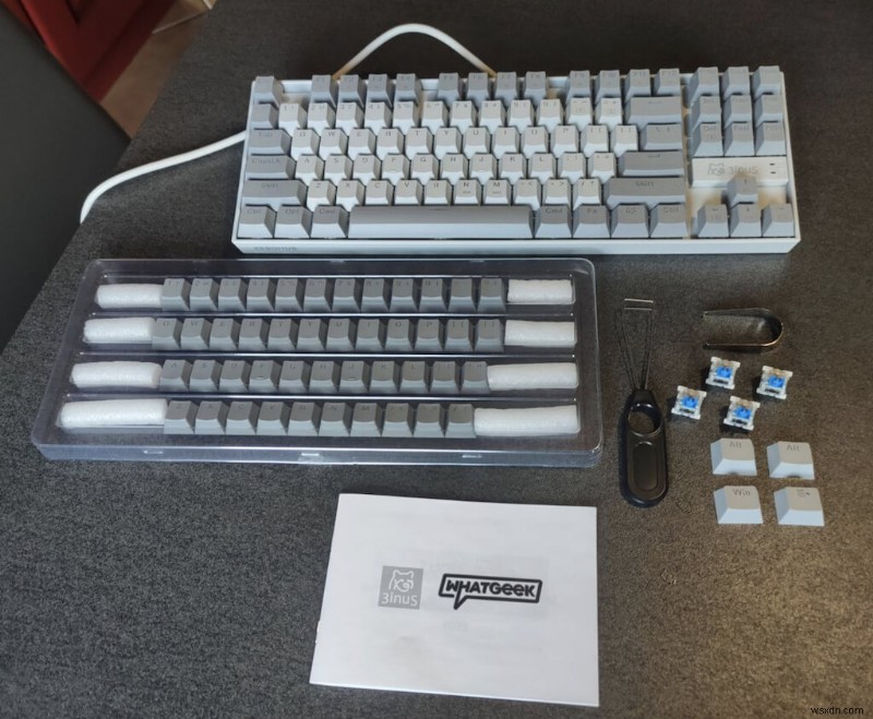 WhatGeek x 3inuS Kebohub EE01 รีวิวคีย์บอร์ดเชิงกล - การออกแบบคุณสมบัติและประสิทธิภาพ 