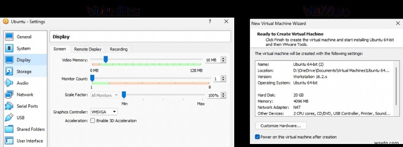 VirtualBox กับ VMware:แพลตฟอร์ม Virtualization ใดที่ให้ประสิทธิภาพที่ดีที่สุด? 