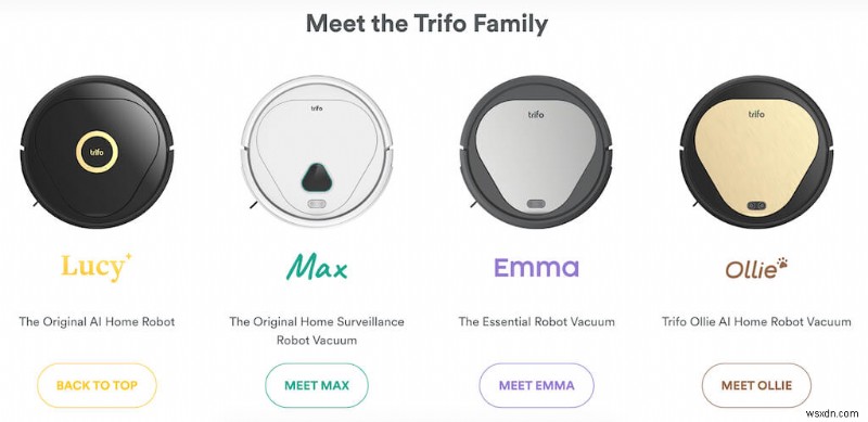Trifo Lucy:เครื่องดูดฝุ่นและถูพื้นขับเคลื่อนด้วย AI – การทำความสะอาดอัจฉริยะและการรักษาความปลอดภัยภายในบ้าน 