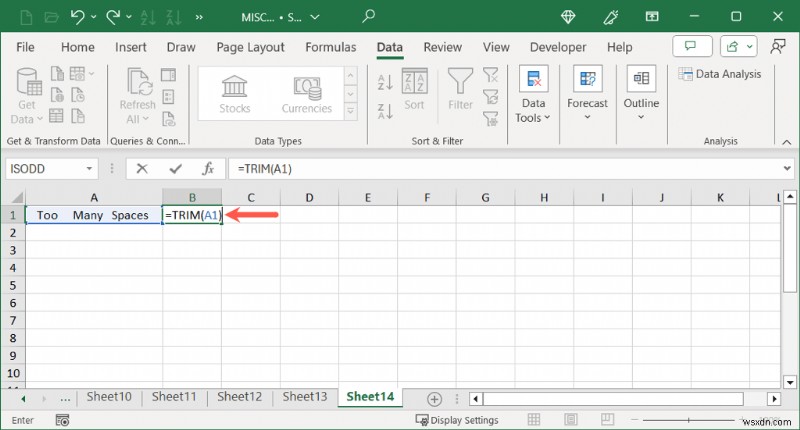 ล้างข้อมูล Excel:ลบช่องว่างที่ไม่ต้องการอย่างรวดเร็วและง่ายดาย 