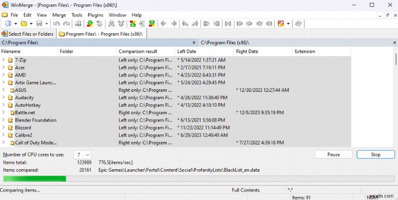 การเปรียบเทียบโฟลเดอร์ที่รวดเร็วและแม่นยำใน Windows:คำแนะนำทีละขั้นตอน 