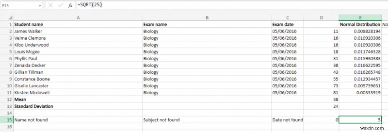 ฟังก์ชัน SQRT ของ Master Excel:คำแนะนำทีละขั้นตอนในการคำนวณรากที่สอง 