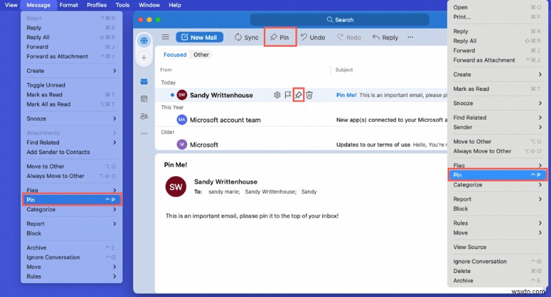 ปักหมุดอีเมลสำคัญใน Outlook ได้อย่างง่ายดาย:คำแนะนำทีละขั้นตอน 
