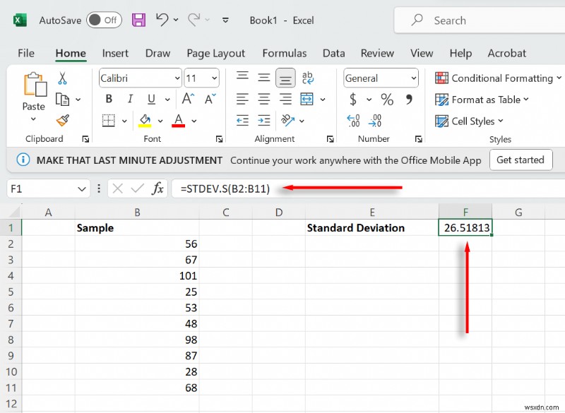 การเรียนรู้การคำนวณข้อผิดพลาดมาตรฐานใน Excel:คำแนะนำทีละขั้นตอน 
