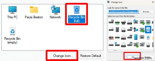 ขั้นตอนง่ายๆ ในการเปลี่ยนไอคอนเดสก์ท็อป Windows และถังรีไซเคิล 