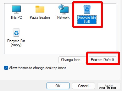 ขั้นตอนง่ายๆ ในการเปลี่ยนไอคอนเดสก์ท็อป Windows และถังรีไซเคิล 