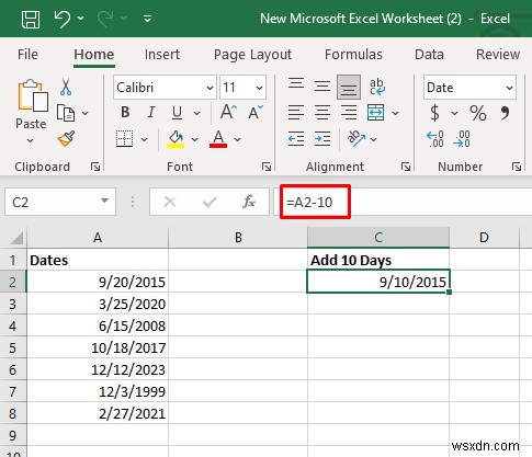 การเพิ่มและการลบวันที่หลักใน Excel:คำแนะนำทีละขั้นตอน 