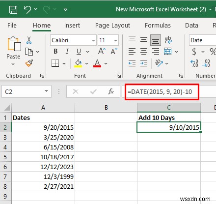 การเพิ่มและการลบวันที่หลักใน Excel:คำแนะนำทีละขั้นตอน 