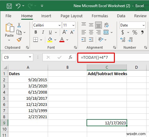 การเพิ่มและการลบวันที่หลักใน Excel:คำแนะนำทีละขั้นตอน 