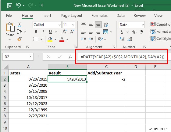 การเพิ่มและการลบวันที่หลักใน Excel:คำแนะนำทีละขั้นตอน 