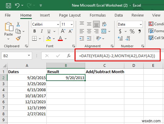 การเพิ่มและการลบวันที่หลักใน Excel:คำแนะนำทีละขั้นตอน 