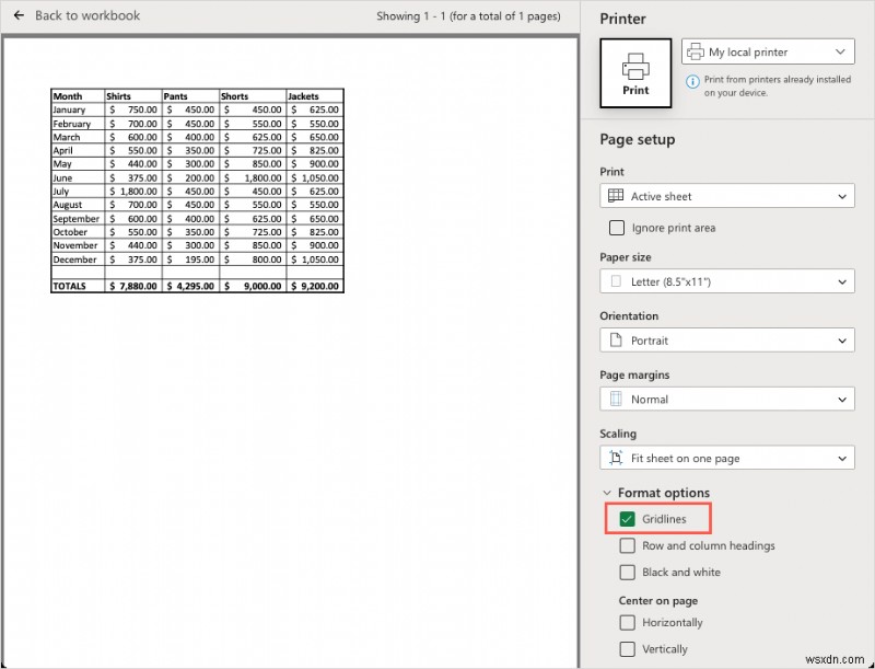 พิมพ์แผ่นงาน Excel แบบเส้นตาราง:คำแนะนำทีละขั้นตอนสำหรับเดสก์ท็อปและเว็บ 