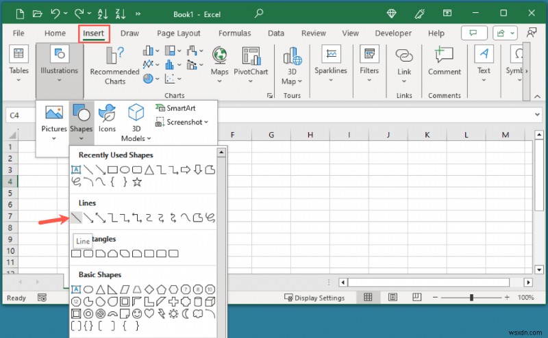 วิธีใช้เส้นขอบตัวหนาและปรับปรุงเส้นใน Microsoft Excel 