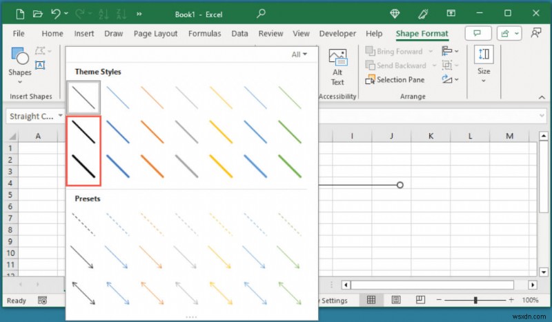 วิธีใช้เส้นขอบตัวหนาและปรับปรุงเส้นใน Microsoft Excel 