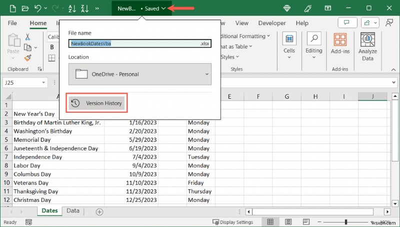 ประวัติเวอร์ชัน Master Excel:ดูและกู้คืนเวอร์ชันสมุดงานที่ผ่านมาได้อย่างง่ายดาย 