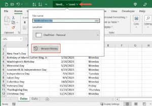 ประวัติเวอร์ชัน Master Excel:ดูและกู้คืนเวอร์ชันสมุดงานที่ผ่านมาได้อย่างง่ายดาย 