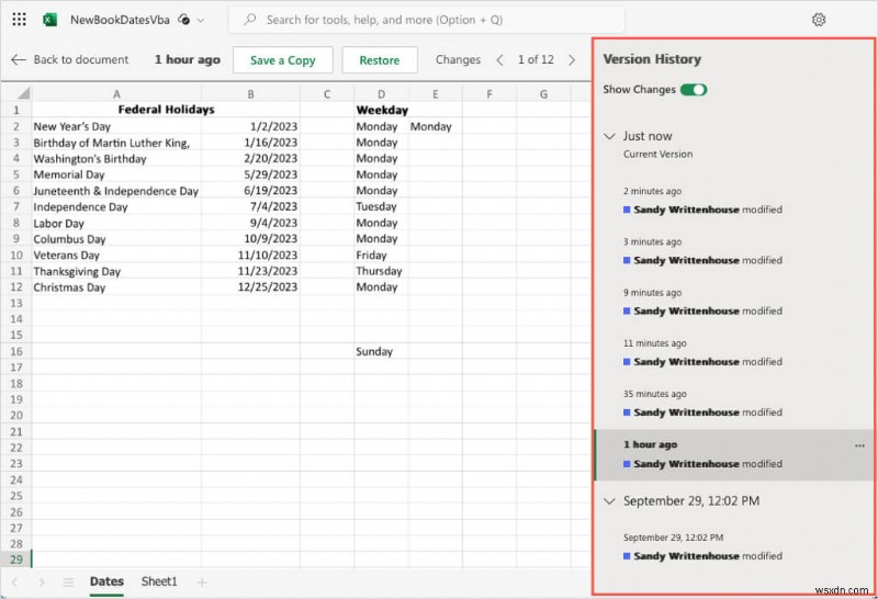 ประวัติเวอร์ชัน Master Excel:ดูและกู้คืนเวอร์ชันสมุดงานที่ผ่านมาได้อย่างง่ายดาย 