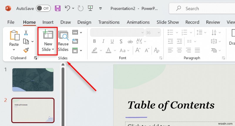 สร้างสไลด์สารบัญระดับมืออาชีพใน PowerPoint – คำแนะนำทีละขั้นตอน 