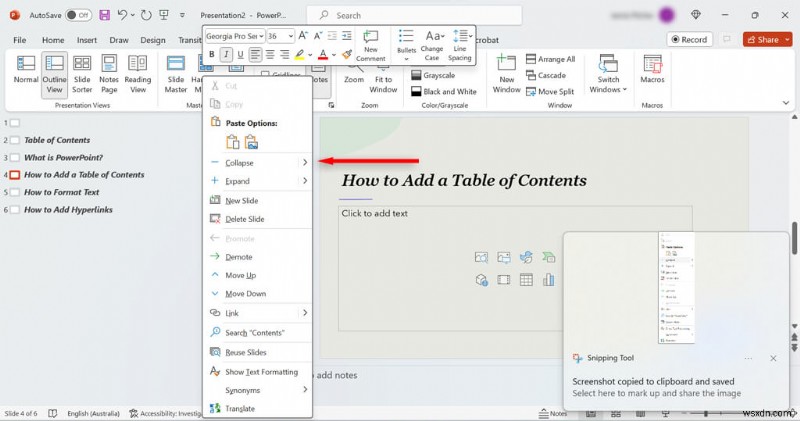 สร้างสไลด์สารบัญระดับมืออาชีพใน PowerPoint – คำแนะนำทีละขั้นตอน 