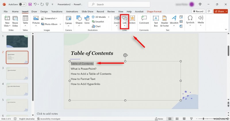 สร้างสไลด์สารบัญระดับมืออาชีพใน PowerPoint – คำแนะนำทีละขั้นตอน 