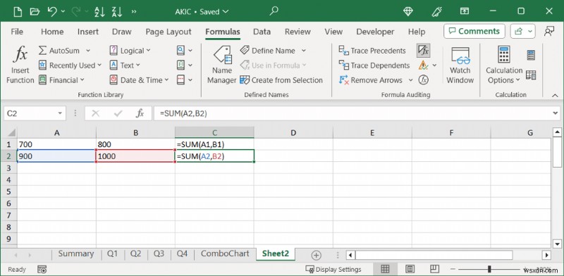 Master Excel:คัดลอกและวางสูตรอย่างมีประสิทธิภาพ 