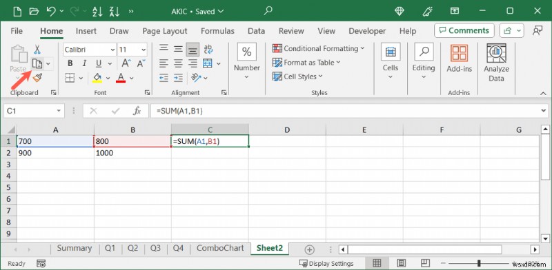 Master Excel:คัดลอกและวางสูตรอย่างมีประสิทธิภาพ 