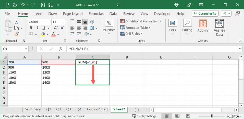 Master Excel:คัดลอกและวางสูตรอย่างมีประสิทธิภาพ 