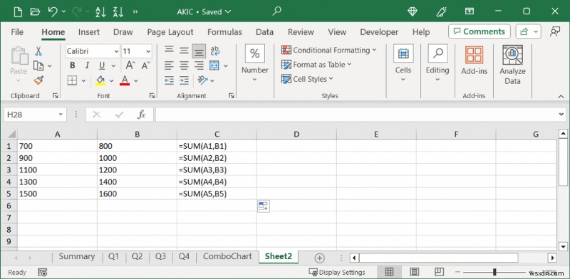 Master Excel:คัดลอกและวางสูตรอย่างมีประสิทธิภาพ 