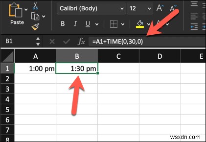 เพิ่มนาทีลงใน Excel Time:คำแนะนำทีละขั้นตอน 