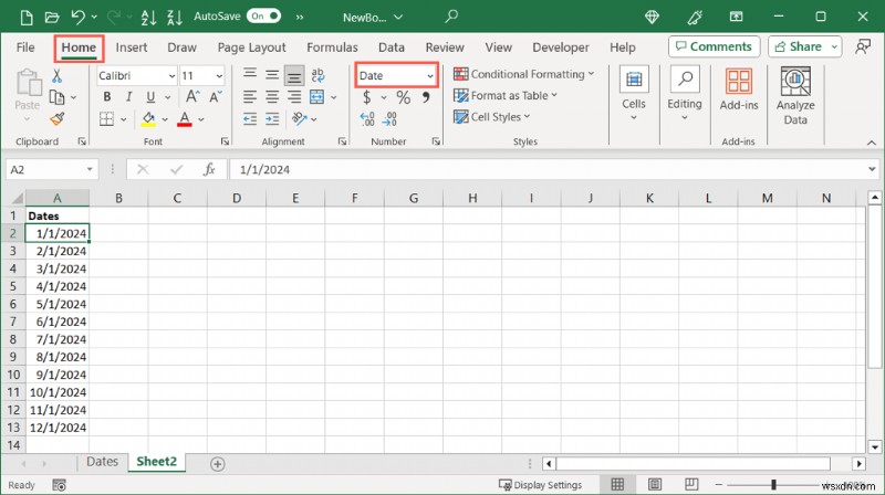 แปลงวันที่ของ Excel เป็นหมายเลขซีเรียล:คำแนะนำทีละขั้นตอน 