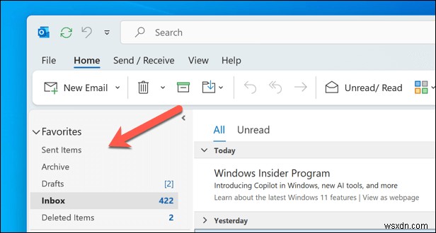ลบโฟลเดอร์รายการโปรดที่ไม่ต้องการออกจาก Outlook ใน 3 ขั้นตอนง่ายๆ 