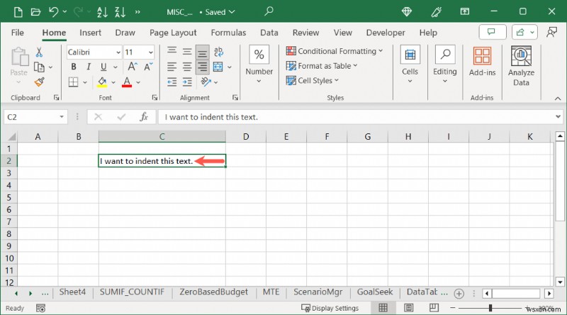 การเยื้องเซลล์ Master Excel:คู่มือฉบับย่อในการปรับแต่งการจัดตำแหน่งเซลล์ 