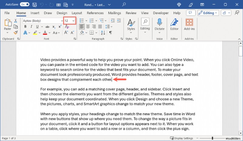 วิธีขยายระยะเวลาใน Microsoft Word เพื่อการพิมพ์ที่ชัดเจนยิ่งขึ้น 