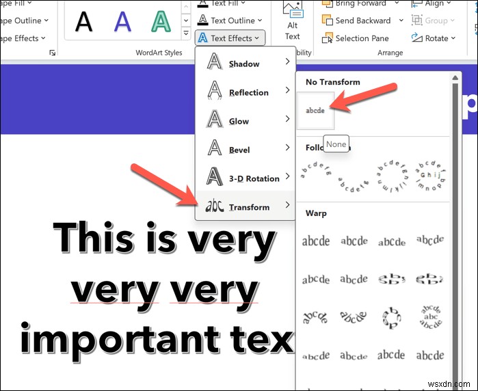 เส้นโค้งข้อความใน PowerPoint:เคล็ดลับทีละขั้นตอนสำหรับการมีส่วนร่วมในสไลด์ 