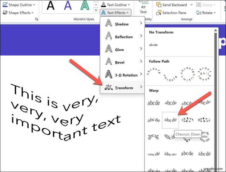 เส้นโค้งข้อความใน PowerPoint:เคล็ดลับทีละขั้นตอนสำหรับการมีส่วนร่วมในสไลด์ 