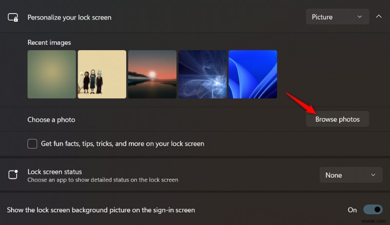 คู่มือฉบับย่อ:ปรับแต่งพื้นหลังหน้าจอล็อค Windows 11 ของคุณ 