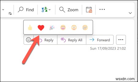 ปฏิกิริยาโต้ตอบของ Outlook ต้นแบบ:คำแนะนำฉบับย่อในการแสดงอารมณ์ด้วยอิโมจิ 