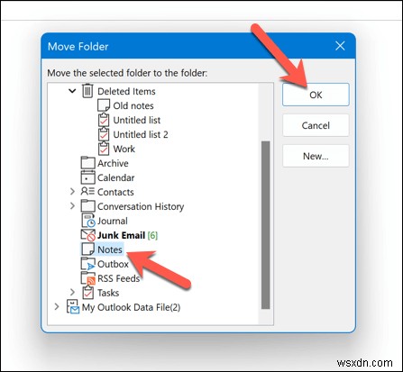 วิธีการกู้คืนบันทึกย่อ Outlook ที่หายไป – 6 การแก้ไขที่ได้รับการพิสูจน์แล้ว 
