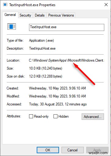 คำอธิบาย Microsoft TextInputHost.exe:วัตถุประสงค์ ผลกระทบ และการแก้ไข 
