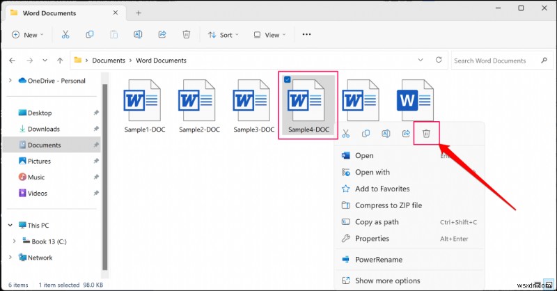 ลบเอกสาร Microsoft Word ออกจากพีซีของคุณอย่างง่ายดาย:คำแนะนำทีละขั้นตอน 