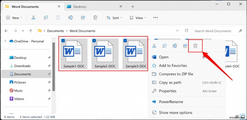 ลบเอกสาร Microsoft Word ออกจากพีซีของคุณอย่างง่ายดาย:คำแนะนำทีละขั้นตอน 
