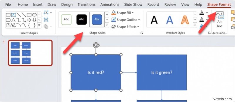 การเรียนรู้ผังงานใน PowerPoint:คำแนะนำทีละขั้นตอน 
