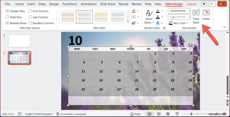 เพิ่มปฏิทินลงในสไลด์ PowerPoint ได้อย่างง่ายดาย – คู่มือฉบับย่อ 