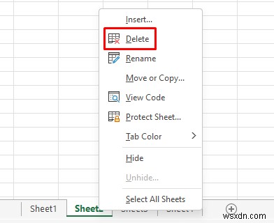 คำแนะนำที่ง่ายและรวดเร็วในการลบแผ่นงานใน Microsoft Excel 