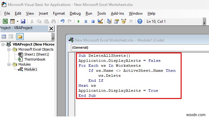คำแนะนำที่ง่ายและรวดเร็วในการลบแผ่นงานใน Microsoft Excel 