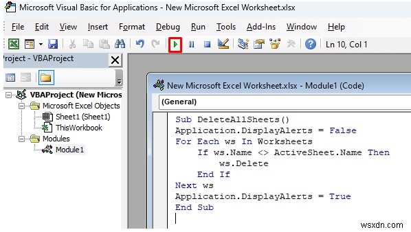 คำแนะนำที่ง่ายและรวดเร็วในการลบแผ่นงานใน Microsoft Excel 