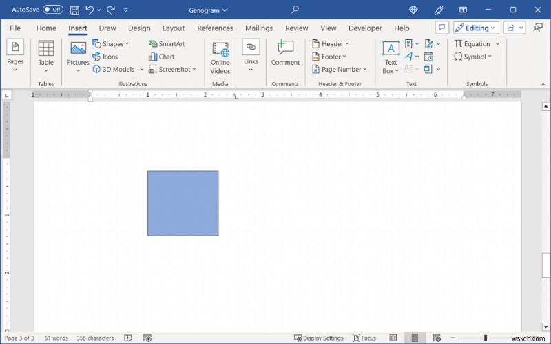 สร้าง Genogram ใน Microsoft Word:คำแนะนำทีละขั้นตอน 