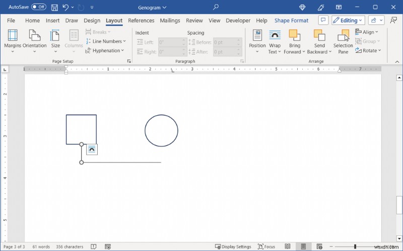 สร้าง Genogram ใน Microsoft Word:คำแนะนำทีละขั้นตอน 
