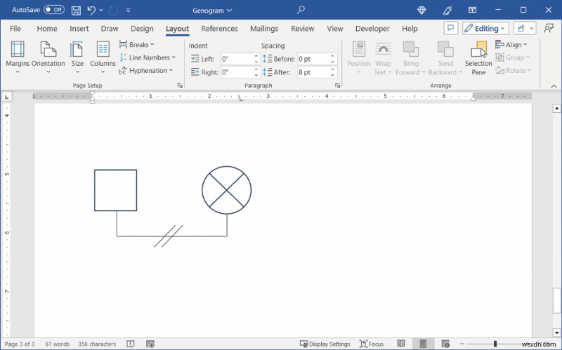 สร้าง Genogram ใน Microsoft Word:คำแนะนำทีละขั้นตอน 