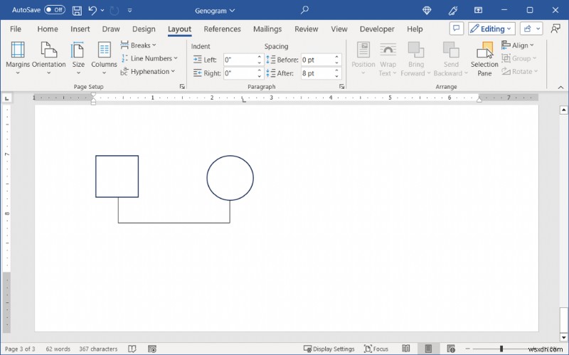 สร้าง Genogram ใน Microsoft Word:คำแนะนำทีละขั้นตอน 